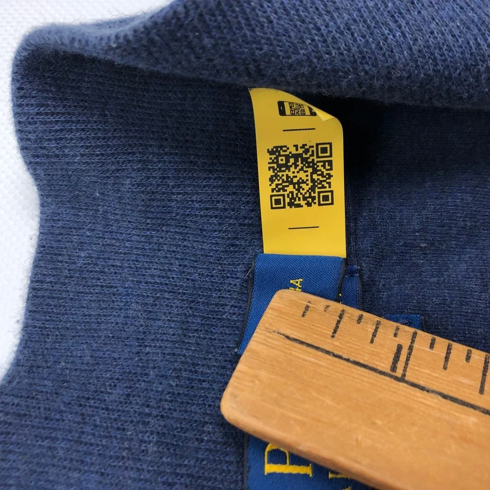 Polo Ralph Lauren Estate Rib Quarter Zip Pullover Navy Blue Mens XL Sweater